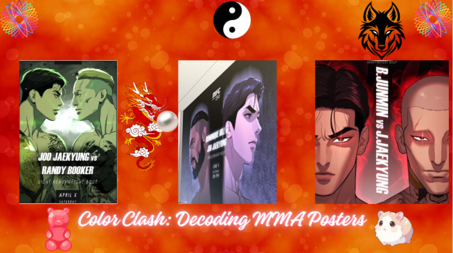 Jinx Color Coding Jinx: Color Clash🟢🟣🔴: Decoding MMA Posters 🧐 (second version ...
